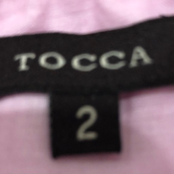 TOCCA Pink & Silver Embroidered Strapless Dress - Picture 4 of 8